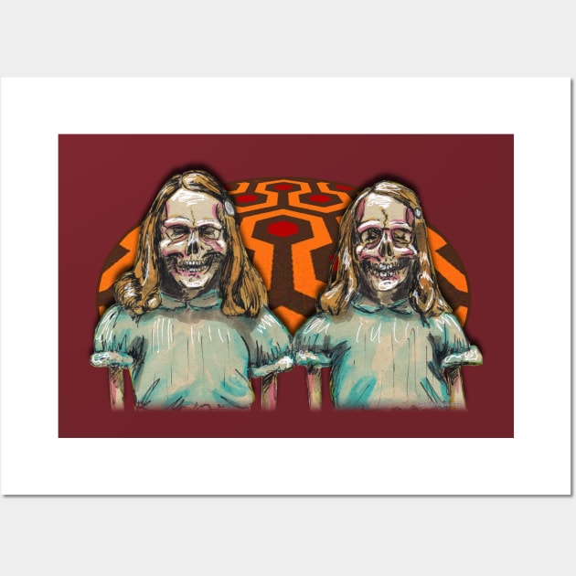 Overlook Twins Wall Art by ArtGuyDesigns